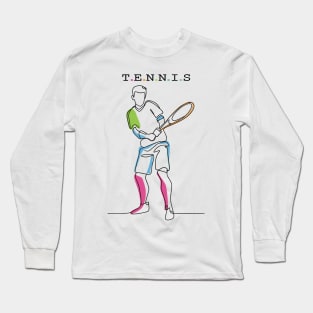 Tennis Sport Long Sleeve T-Shirt